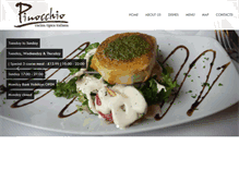 Tablet Screenshot of pinocchiorestaurantashton.com